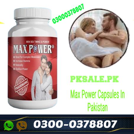 Max Power Capsules In Karachi – 03000378807 – Original..