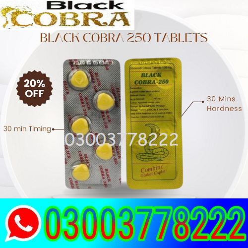 Black Cobra Tablets 250mg In Muzaffargarh\ 03003778222