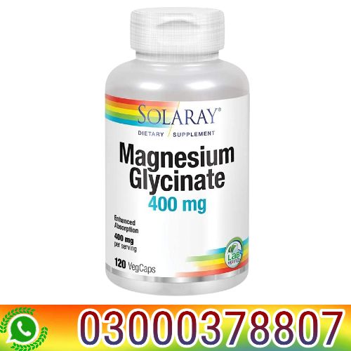 Solaray Magnesium Glycinate 400mg In Islamabad = 03000378807