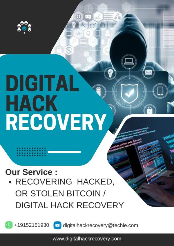 Digital Hack Recovery— Stolen Ethereum Recovery Expert & Other Cryptocurrencies